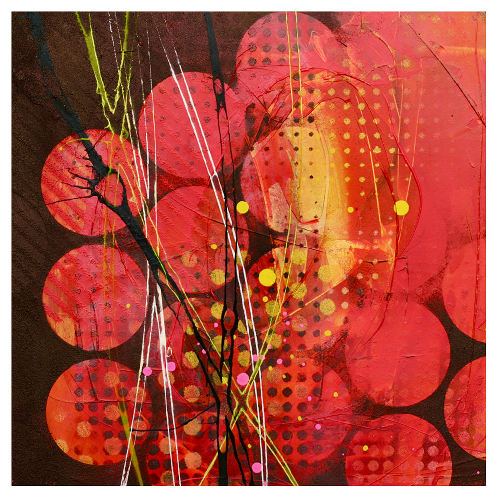 Autumn Abstract art by Kate Green