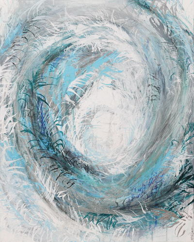 Uplifting art by abstract artist Kate Green