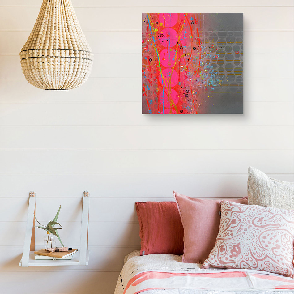 MEDIUM ABSTRACT PAINTINGS BY KATE GREEN - KATE GREEN ART